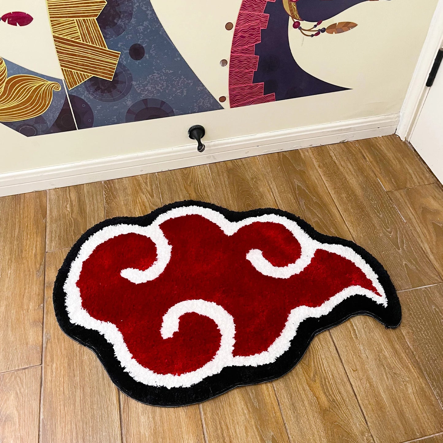 Hidden Leaf Shinobi Akatsuki Cloud Rug