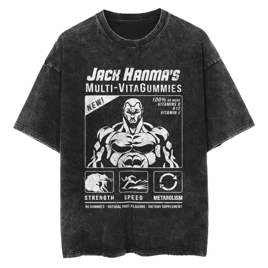 Baki-T-shirt Multi-VitaGummies de Jack Hanma