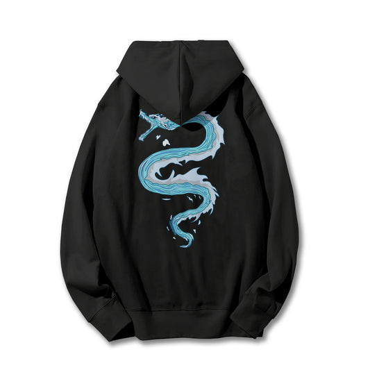 Blade of the Demon Hunters Giyu Tomiyoka Water Dragon Hoodie
