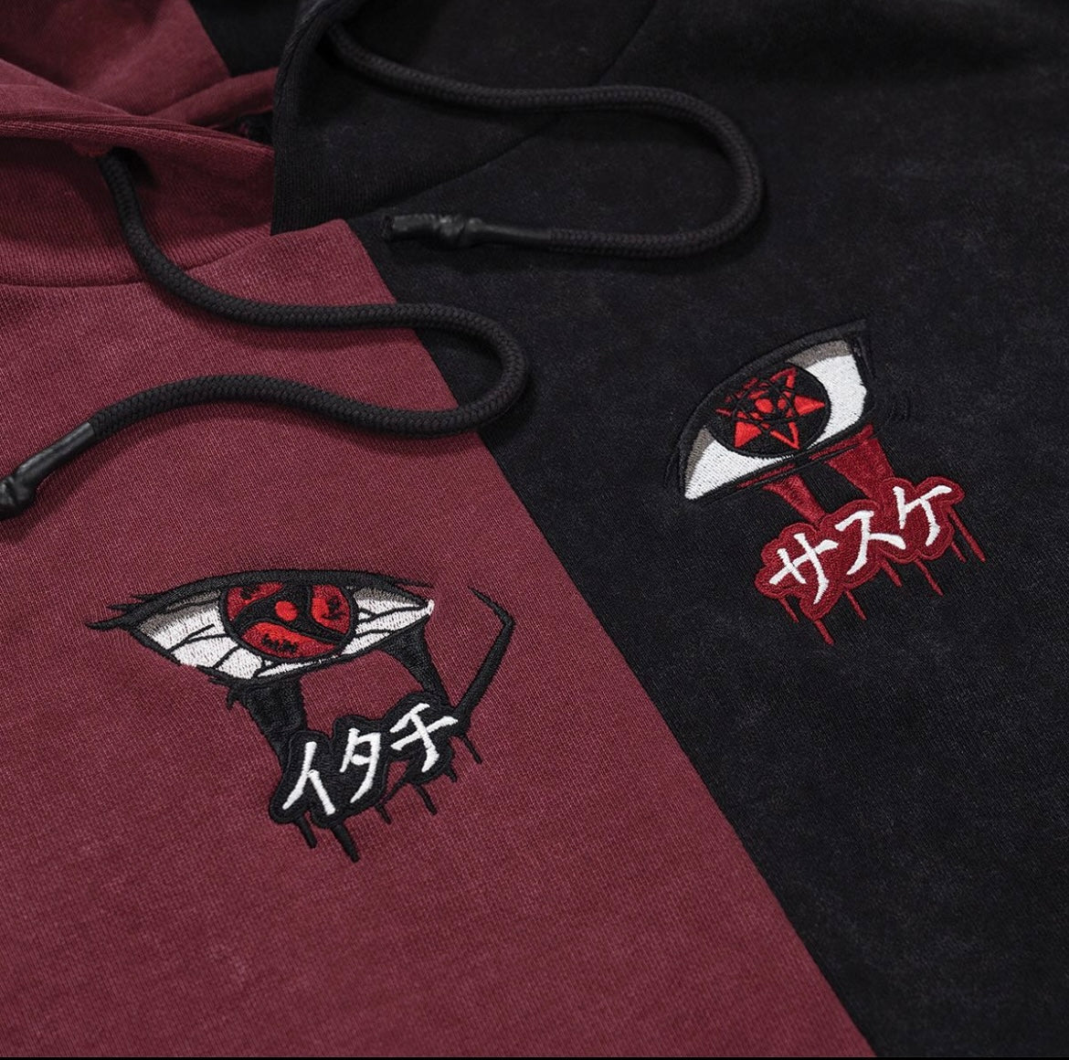 Hidden Leaf Shinobi - Black Flame Prodigy Avenger Ninja Blood Brothers Hoodie (Embroidered)