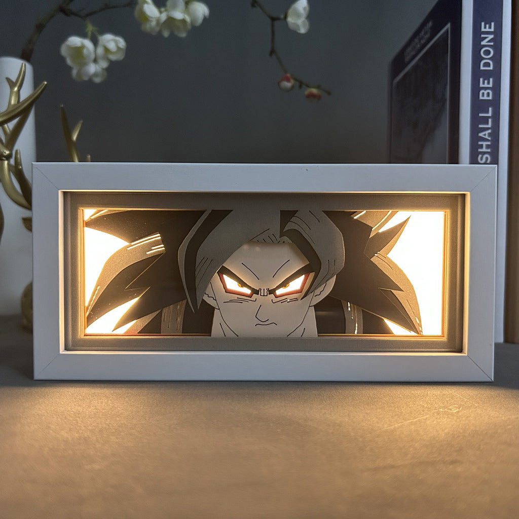 Dragon Ball Z Goku Super Saiyajin 4 Leuchtkasten