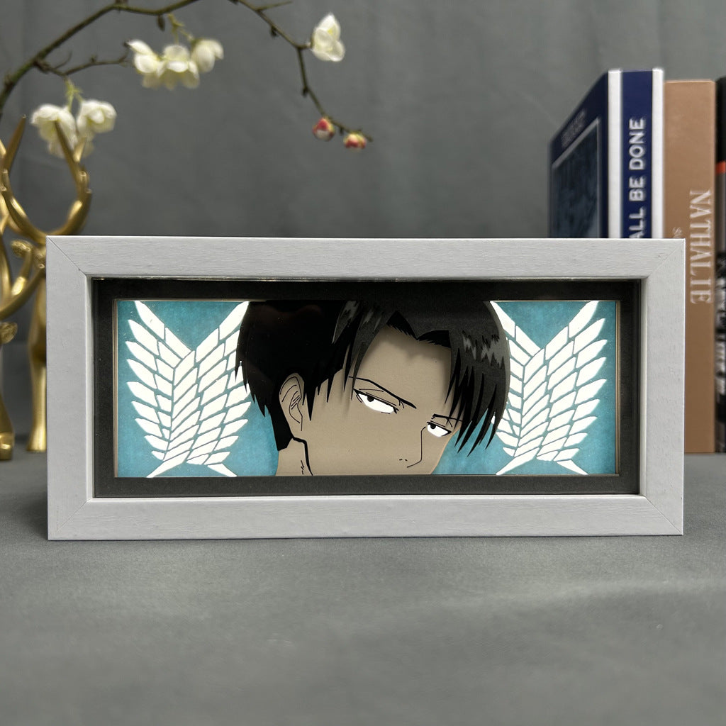 Boîte à lumière Levi Ackerman de l'Attaque des Titans