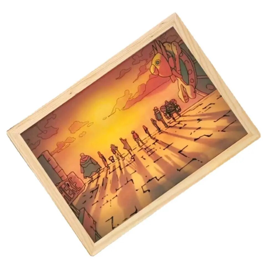 One Piece | Peinture lumineuse LED Pirates au chapeau de paille