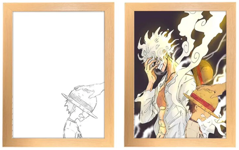 One Piece | Luffys Transformation V2 LED-Lichtmalerei