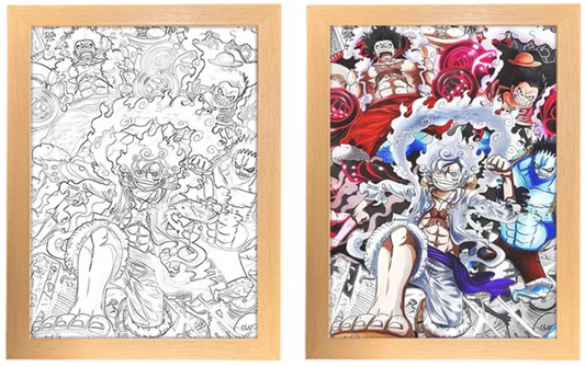 Pirate King’s Voyage | Straw Hat Captain Gear 5 V4 LED Painting