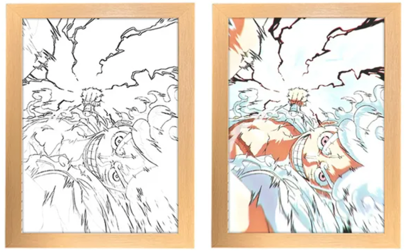 One Piece | Ruffy Gear 5 V7 LED-Lichtmalerei