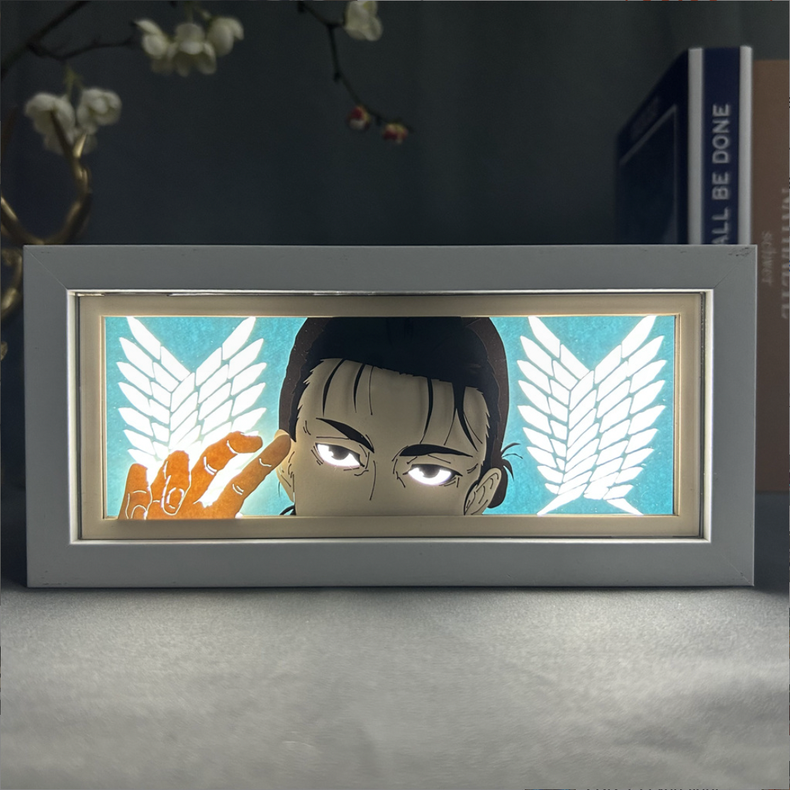 Boîte lumineuse Eren Yaeger L'Attaque des Titans