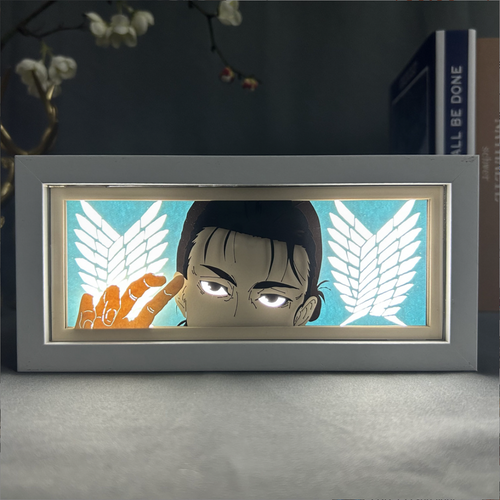 Boîte lumineuse Eren Yaeger L'Attaque des Titans