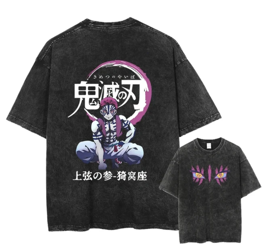 T-shirt Akaza, tueur de démons
