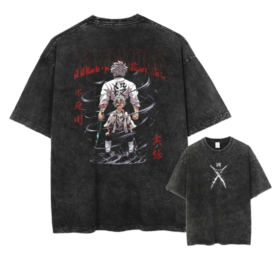 Blade of Demon Hunters Sanemi Shinazugawa T-Shirt