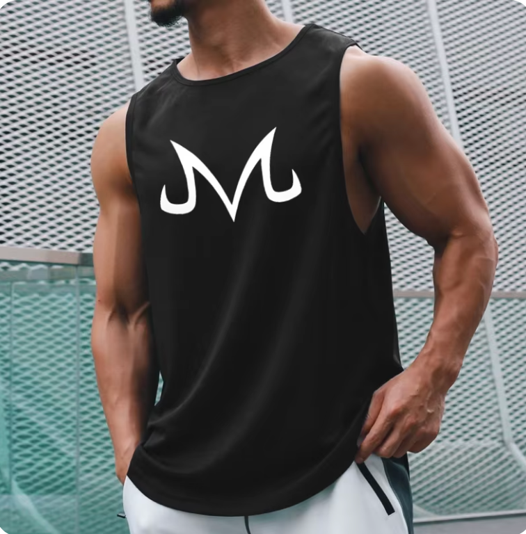 Débardeur à séchage rapide avec logo Majin de Dragon Ball Z