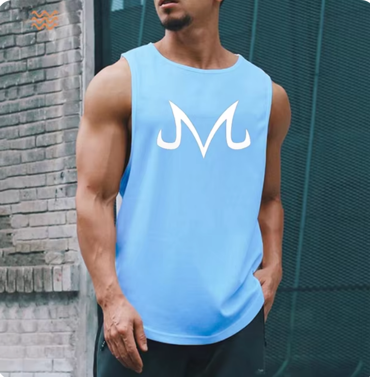 Débardeur à séchage rapide avec logo Majin de Dragon Ball Z