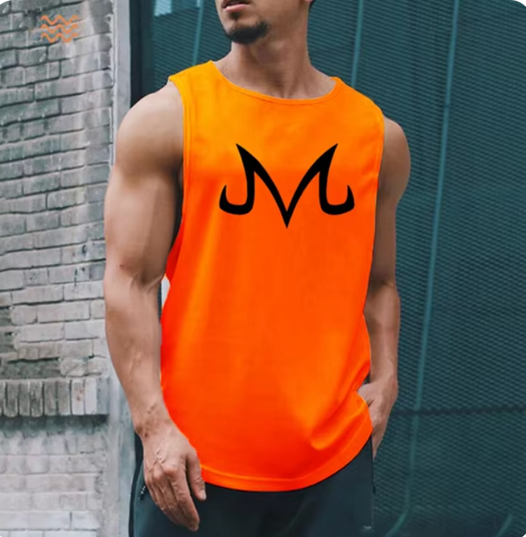 Débardeur à séchage rapide avec logo Majin de Dragon Ball Z