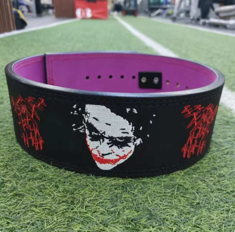 Why So Serious Embroidered Gym Lever Belt