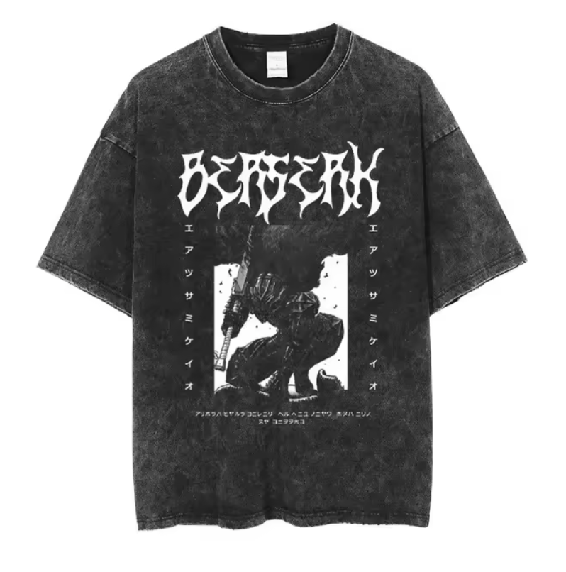 T-shirt Berserk Black Swordsman V2