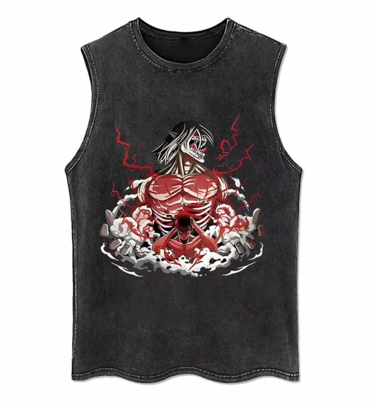 Angriff auf Titan Eren Yeager Angriff Titan V3 Tank Top