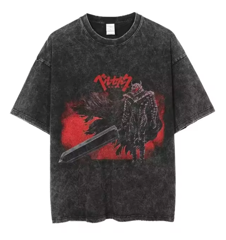 T-shirt Berserk Black Swordsman V9