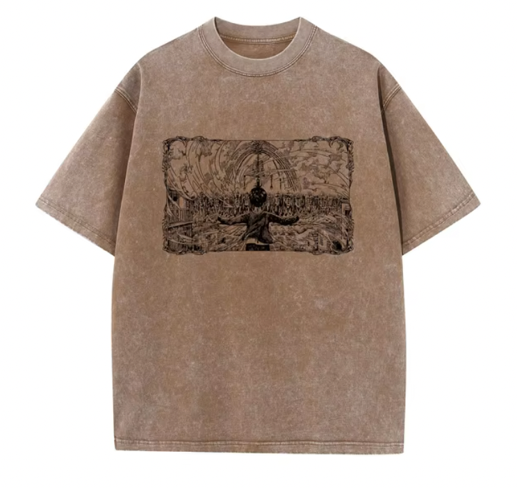 T-shirt L'Attaque des Titans avec le pouvoir d'Eren