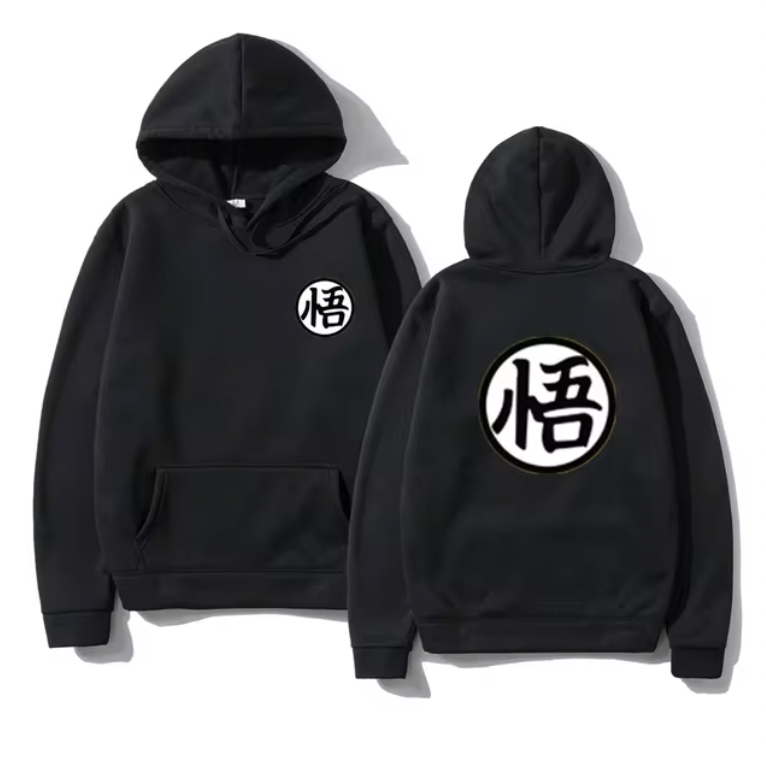 Sweat à capuche Dragon Ball Z Goku Kanji