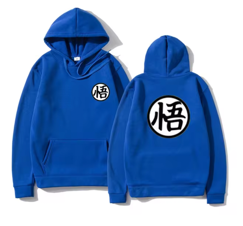 Sweat à capuche Dragon Ball Z Goku Kanji