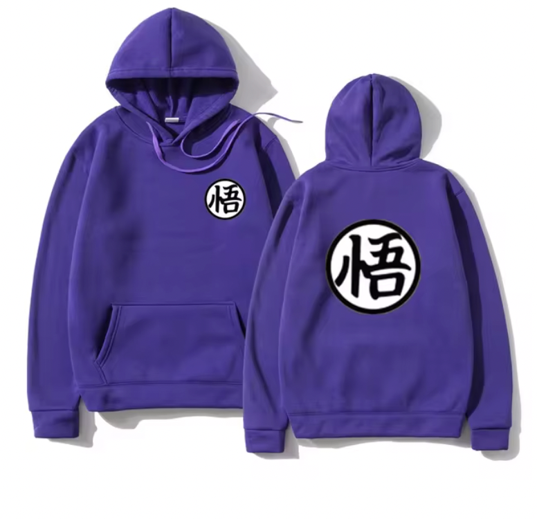 Sweat à capuche Dragon Ball Z Goku Kanji