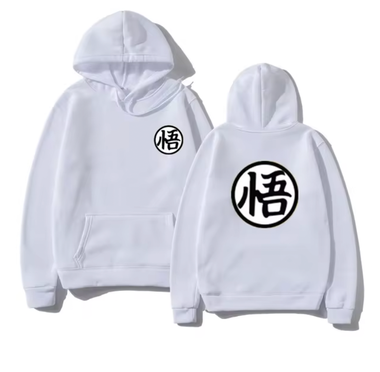 Sweat à capuche Dragon Ball Z Goku Kanji