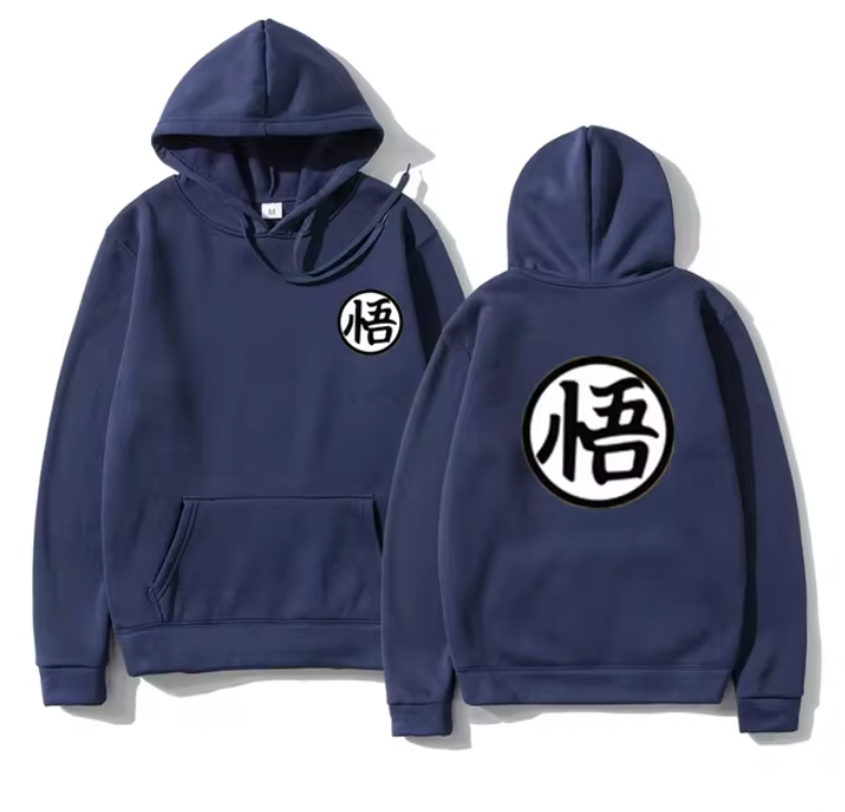 Sweat à capuche Dragon Ball Z Goku Kanji