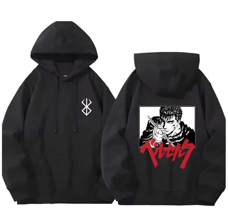 Sweat à capuche Berserk Guts V2