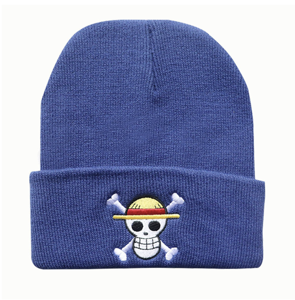 Pirate King’s Voyage Straw Hat's Jolly Unlucky King of the Seas Embroidered Beanie