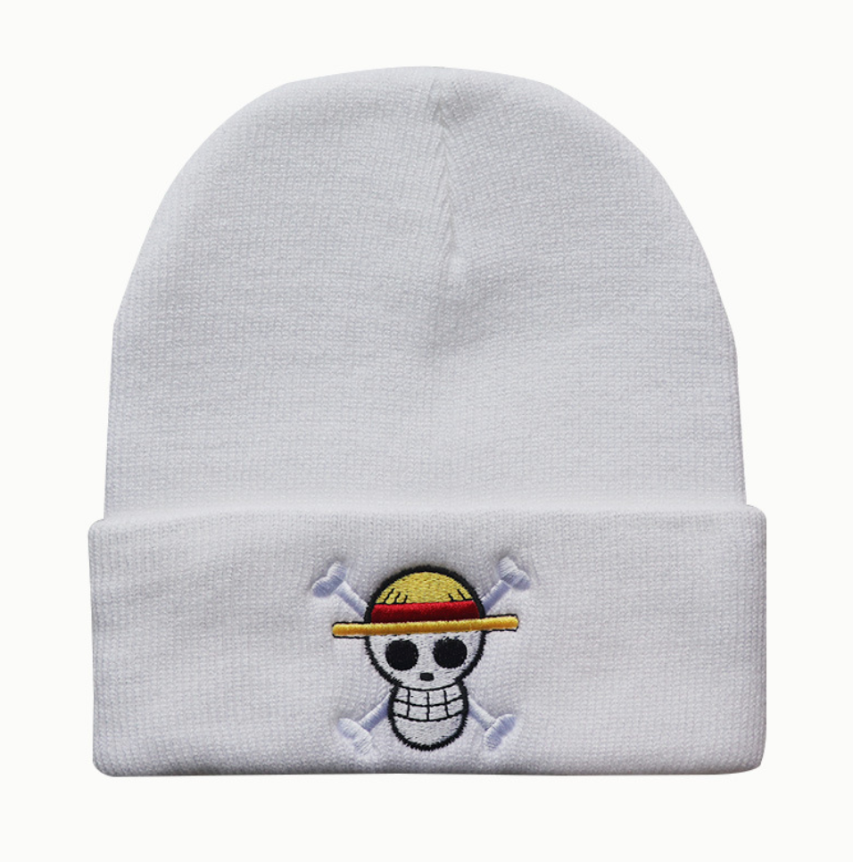 Pirate King’s Voyage Straw Hat's Jolly Unlucky King of the Seas Embroidered Beanie