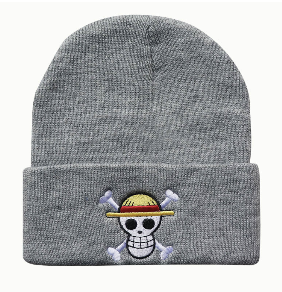 Pirate King’s Voyage Straw Hat's Jolly Unlucky King of the Seas Embroidered Beanie