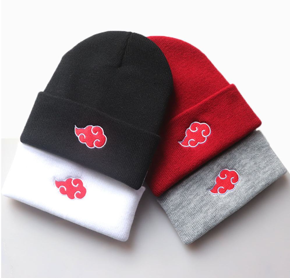 Bonnet brodé Naruto Akatsuki Cloud