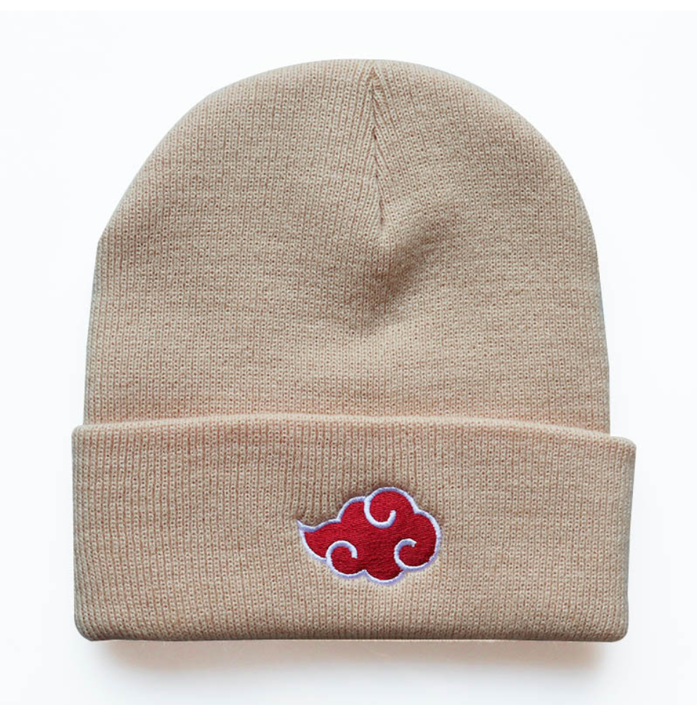 Bonnet brodé Naruto Akatsuki Cloud