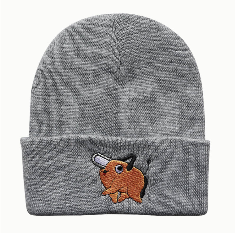 Devil Hunters Pochita Embroidered Beanie