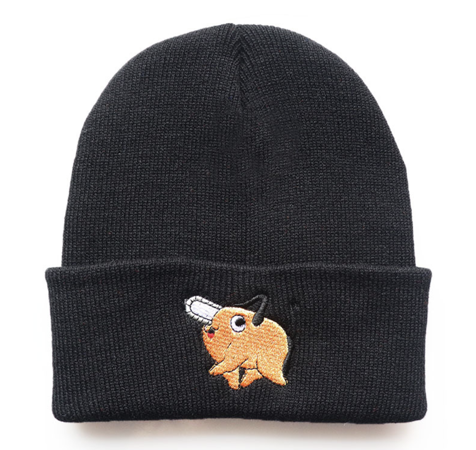 Devil Hunters Pochita Embroidered Beanie