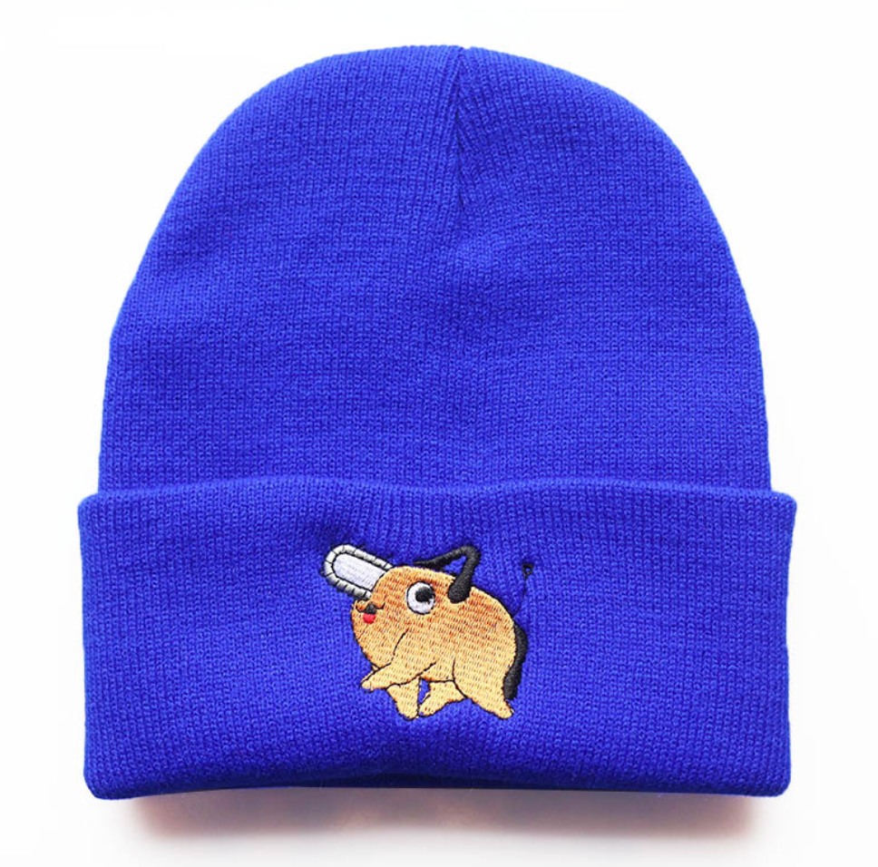 Devil Hunters Pochita Embroidered Beanie