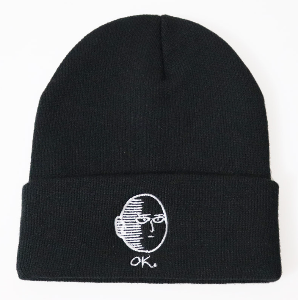 Bonnet brodé One Punch Man "OK"