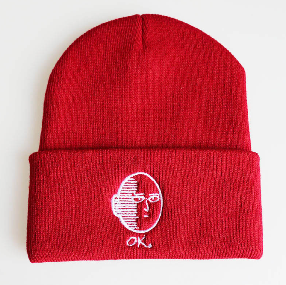 Bonnet brodé One Punch Man "OK"
