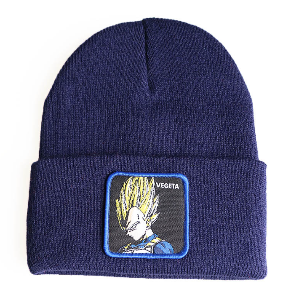 Bonnet brodé avec patch Vegeta Dragon Ball Z