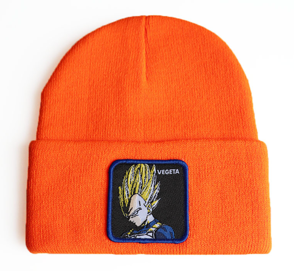 Bonnet brodé avec patch Vegeta Dragon Ball Z