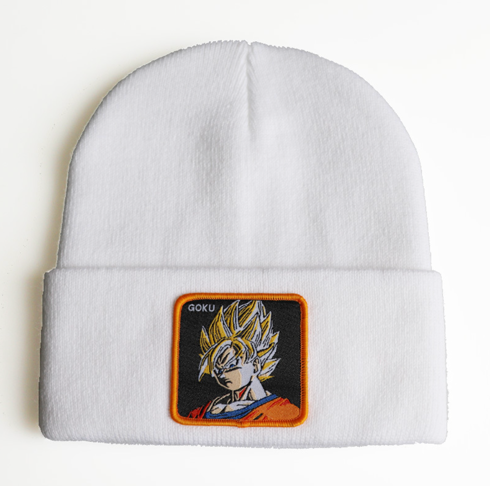 Bonnet brodé avec patch Dragon Ball Z Goku SS1