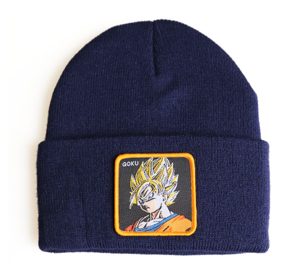 Bonnet brodé avec patch Dragon Ball Z Goku SS1