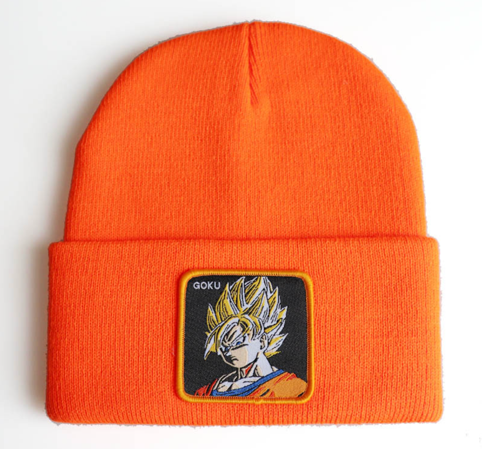 Bonnet brodé avec patch Dragon Ball Z Goku SS1