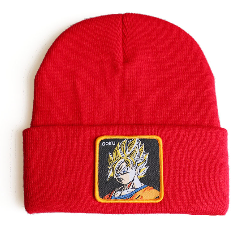 Bonnet brodé avec patch Dragon Ball Z Goku SS1