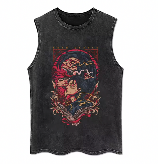 Titan Siege Freedom Fighter Attack Titan Tank Top