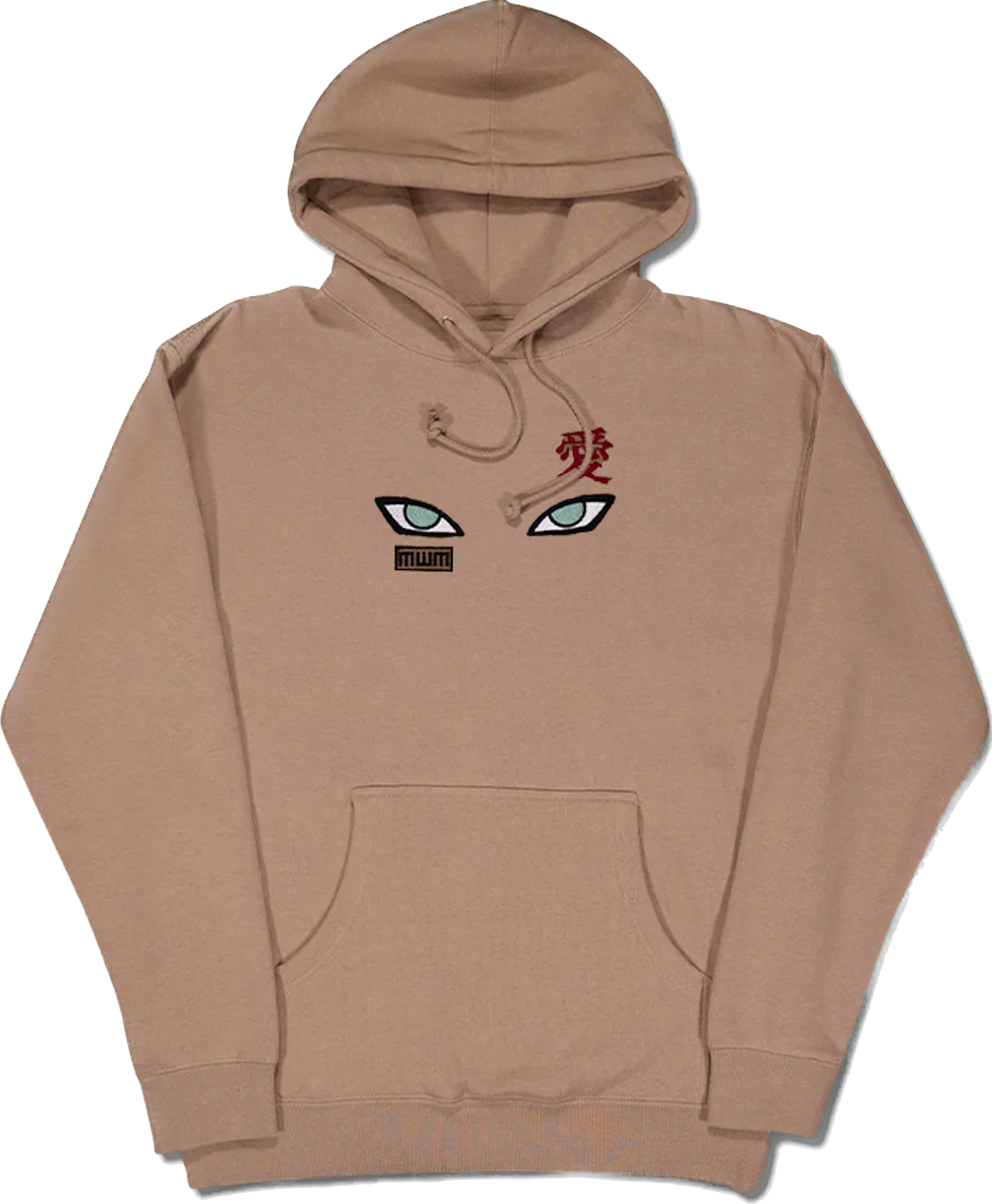 Sweat à capuche Naruto-Gaara's Love (brodé)