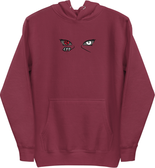 Naruto-Sweat à capuche Uchiha Izanami (brodé)