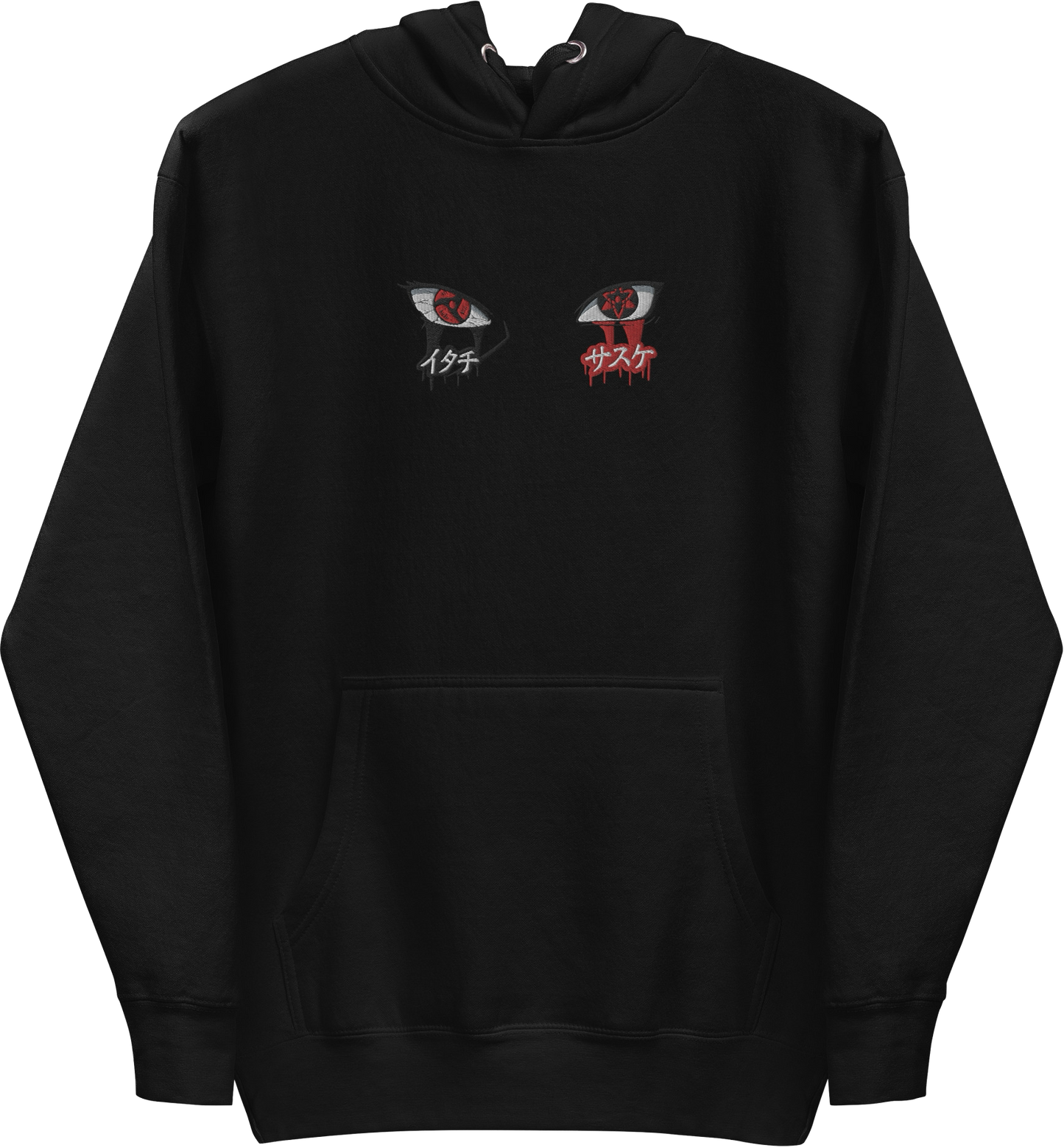 Hidden Leaf Shinobi - Black Flame Prodigy Avenger Ninja Blood Brothers Hoodie (Embroidered)