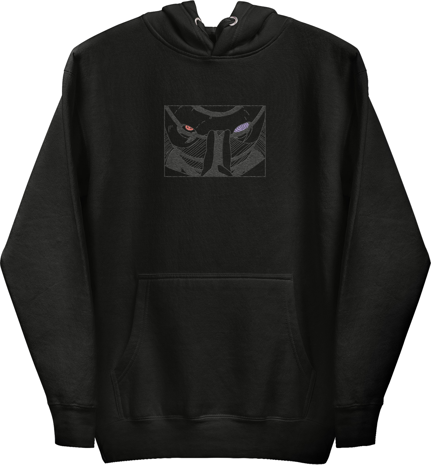Naruto Obito Blackout-Kapuzenpullover (bestickt)