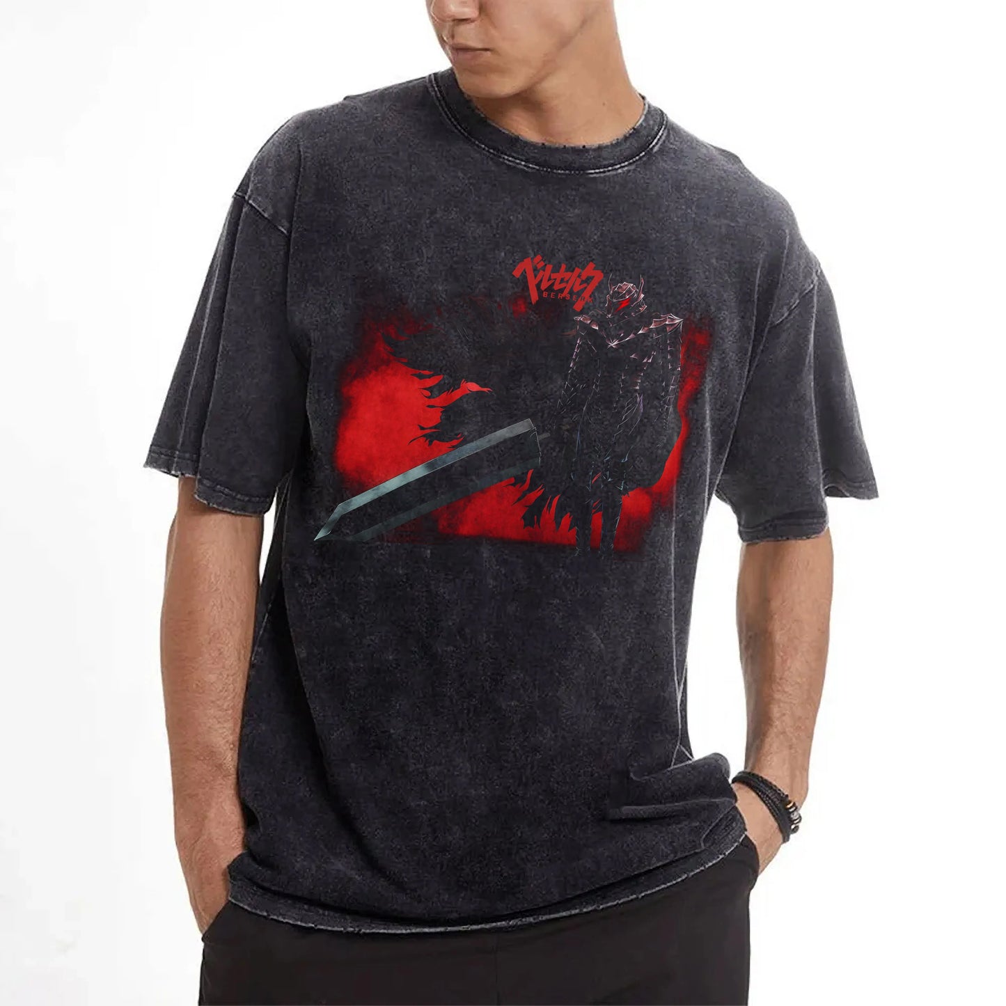 Dark Sword Saga Black Swordsman V9 T-Shirt